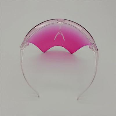 China Anti-fog mask with colorful transparent protective mask KIDS anti-fog futuristic protective M new plastic face cover ask for sale