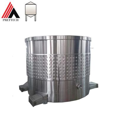 China Hotels Customized Open Top Fork Channel Support Red Wine Fermenter for sale