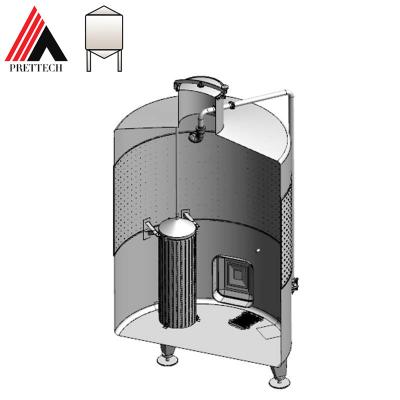 China Ella Wine Making Equipment Suppliers to Hotels Pump-over Wine Fermentation Tank for sale