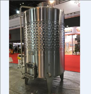 China Hotels Customized Heavy Duty Stainless Steel Wine Brewing Fermenter Equipment With Pump Above System for sale