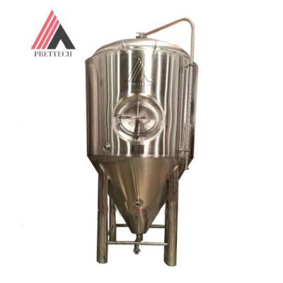 China Cylindrical Conical Brewery Beer 1000L Brewhouse Stainless Steel Fermenter Tank For Industrial Fermentation Plant for sale