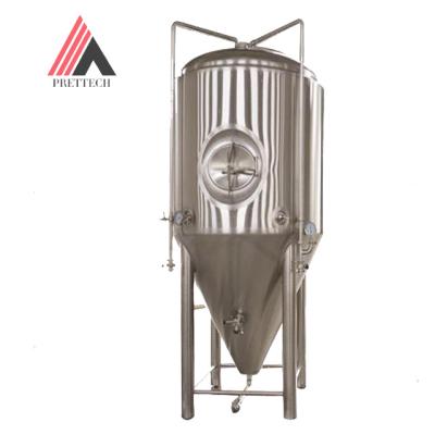 China Brewing Plant 50l Stainless Steel Cooling Jacketed Conical Fermenter For Brewery To Make Beer for sale