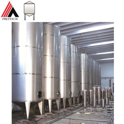 China Hotels Pretank Customized Advanced Edible SS304 Oil Storage Tank, Chemical Liquid Storage Tank, Stainless Steel Storage Tank for sale