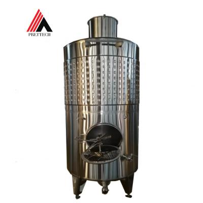 China food & Beverage factory hot sale stainless steel conical lined storage tank for juice wine brewery kombucha beverage for sale