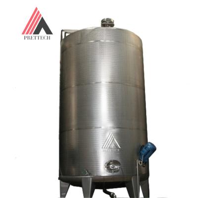 China Double ss316 liquid jacketed mixing tank for chemical for sale