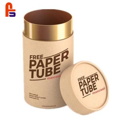 China Recycled Materials Memory Tube Box Paper Cardboard Cylinder Luxury Round Packaging Gift Box for sale