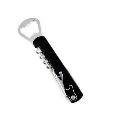 China Cheap High Quality Viable 3 IN 1 Multifunctional Portable Stainless Steel Corkscrew Red Wine Bottle Beer Opener for sale