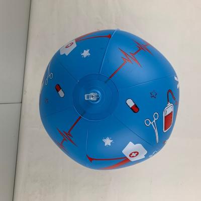 China Toy Clear Pvc Inflatable Colorful Inflatable Beach Ball Kids Toys Floating On Swimming Pool for sale