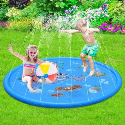 China Water Sport China Supplier Swimming Party Games Splash Pad Kids Water Play Mat Donut Splash Pad for sale