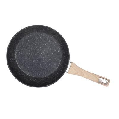 China SellScatter Factory Wholesale Hot Aluminum Nonstick Marble Skillet Viable Directly for sale