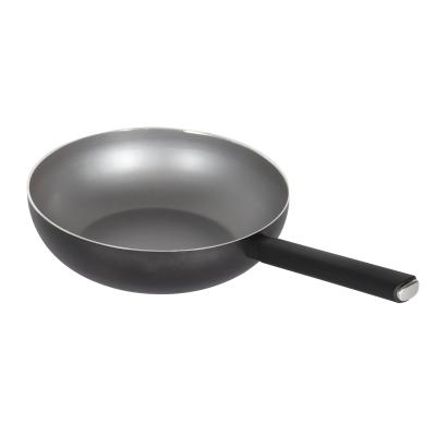 China General Use For Gas Cooker Customized Aluminum Ceramic Nonstick Size Frying Pan Use For Gas And Induction Cooker for sale