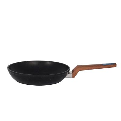 China Viable the best set forging induction bottom wok stone wok, heat resistant and non stick for sale