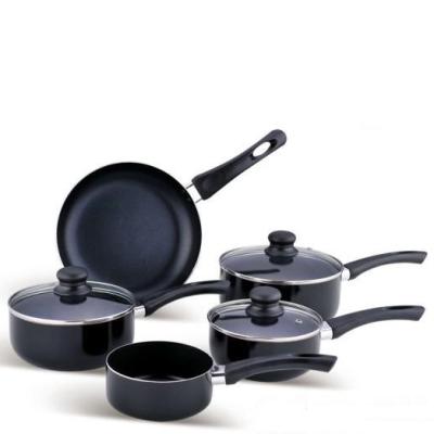 China Viable Our Factory Direct Sale Germany Flat Bottom Non Stick Pot Three Piece Kitchenware Suit for sale