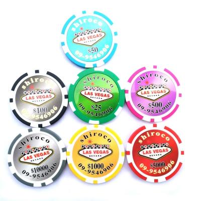 China Custom Made ABS Las Vegas Stickers Poker Chip Or PS For You for sale