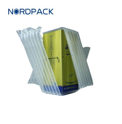 China High pressure pouch with one way value guaranteed quality inflatable buffer air column packing bag for wine bottle for sale