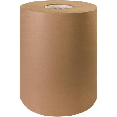 China Wooden Degradable Paper Damping Paper Jumbo Roll Packaging Cardboard Box Protective Kraft Paper Pad for sale