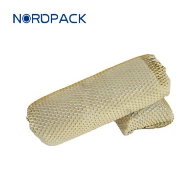 China Recycled Recycled Customized Materials Craft Protective Film Kraft Paper Honeycomb Cushion Rolls For Packing for sale