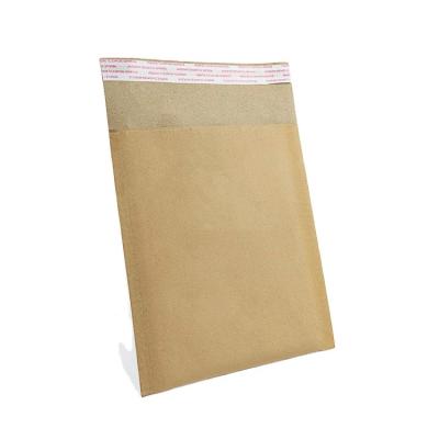 China Recycled Materials Quick Shipping 100% Kraft Paper Courier Delivery Bag Honeycomb Paper Cushion Mailer For Express Packing for sale