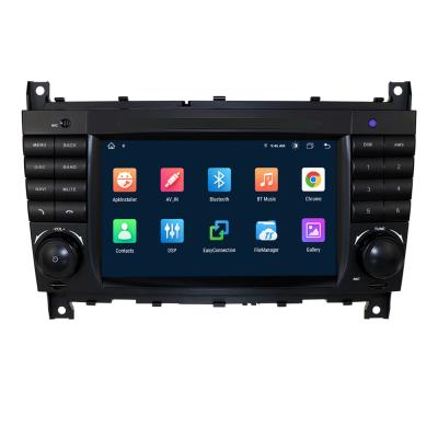 China 2 DIN 7 Inch 4+64GB GPS Navigation Android 10 Car Radio Audio For Mercedes Benz C Class W203 2004-2007 W209 W463 for sale