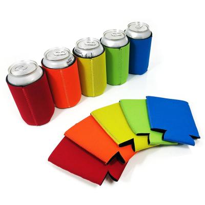 China Insulated Empty Beer Can Coolers Refine Foam Soda Cover Bulk Collapsible Coolies Personalized Sublimation Sleeves For Weddings for sale