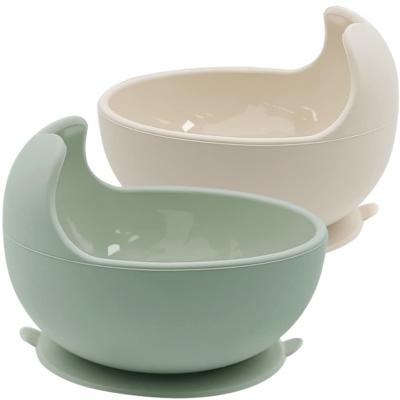 China Morden Design Luxury Silicone Suction Baby BPA Free Non-Slip Bowl with Suctuion for sale