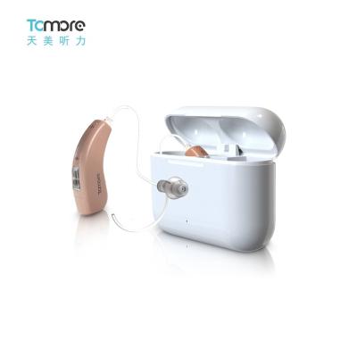 China Rechargeable Digital Mini Hearing Aid Invisible Denmark Germany Hearing Amplifier Bte Design Digital Hearing Aid New 2021 for sale