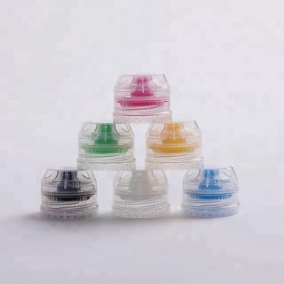 China Thefproof 38mm Sipp Cap Make Water Resistant Flip Top Plastic Bottle Cap Crown Cap for sale