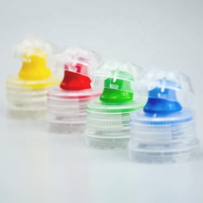 China Thefproof Flip Top Plastic Bottle Cap Reusable Water Bottle With Sports Cap for sale