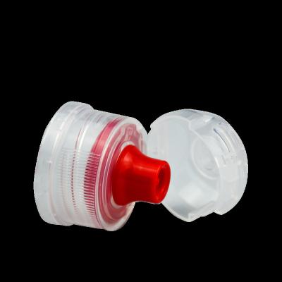 China Non Puddle Sports Cap For Drinking Bottle 28mm 30mm Plastic Flip Top Cap 38mm Cap Closures For Bottle Jar Honey Container for sale