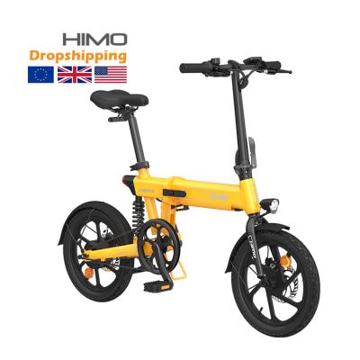 China Road adult price lithium battery wholesale long range Ebike cycle city E bike folding electric bicycle HIMO Z16 motor wholesale for sale