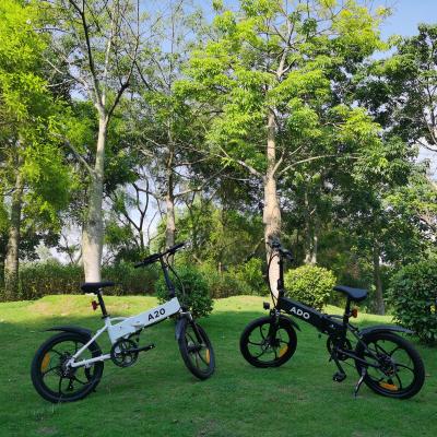 China Aluminum Alloy EU Store A20 A20 A20 Electronic Distribution Mountain Road City e Dirt Bike 350w Green Commuter Foldable Electric Bike for sale