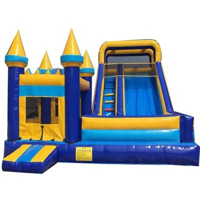 China New Design PVC Bounce Commercial Children Wet & Dry Combo Adult Inflatable Combo House Bouncer Castle Slide For Party for sale