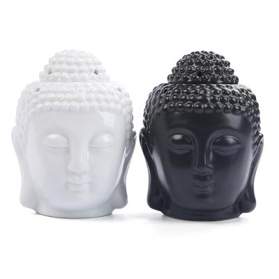 China Ceramic Burners Aroma Warmer Melting Censer Candle Buddha Ceramic Oil Burner Large Set For Scented Wax for sale