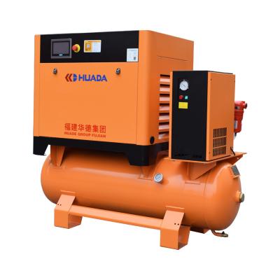 China High Efficient 20HP15KW IP54 High Efficiency Electric Variable Frequency All In One Screw Air Compressor for sale