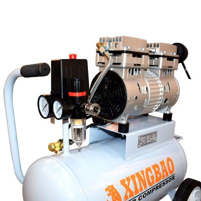 China Oilless and silent lubricated air compressor for sale