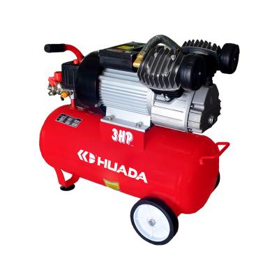 China Easy Operation 8bar 2.2kw 3hp Tank 30L 50L Direct Drive Piston Air Compressor for sale