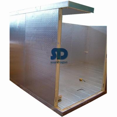 China 100mm Thick Insulation PIR Panels Container Slaughterhouse Cold Room for sale