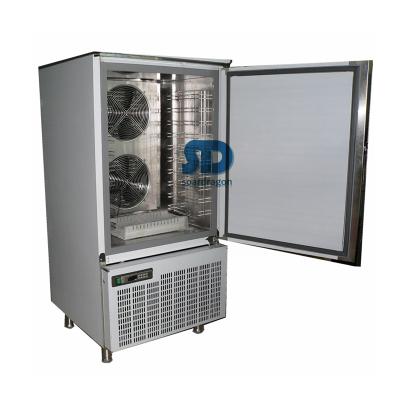 China Wholesale Commercial Single-Temperature Freezer Vertical Single Door Freezer Steamed Small Blast Freezer for sale