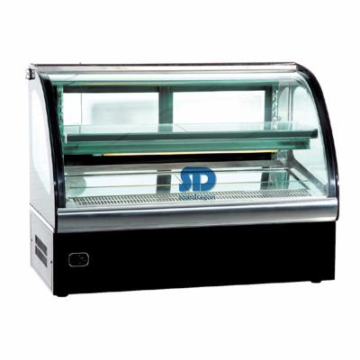 China Single-temperature Table Top Cake Display Refrigeration Showcase Bakery Showcase For Supermarket Use for sale