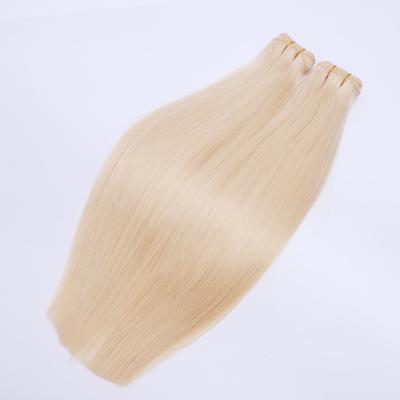 China Alibaba Remy Straight Hair Machine Weft 30 Inch Hair Weft 100% Shiny 613 Weft Wholesale Hair Supplier for sale