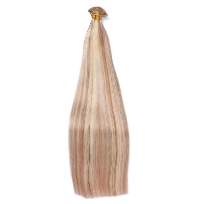 China Pre-bonded Cuticle Length Virgin Hair U Tip Aligned.No Gray Large Stock Top Quality tip hair extensions for sale