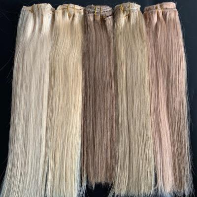 China Shiny Hair Clip In Cheap Price Invisibele Seamless Hair Clip In Hair Extensions for sale