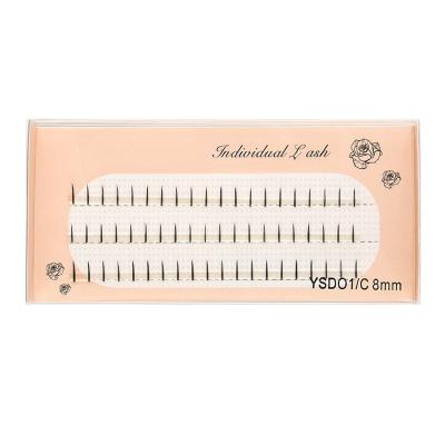 China Natural Lash Extension Segmented Individual Cluster Eyelash Natural Soft Individual Group Eyelash Extension Eyelash for sale