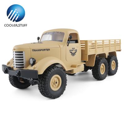 China Dropshipping Coolerstuff JJRC Q60 Q61 Six Wheel Rc Military Trucks Remote Control RC Model Car With Charger for sale