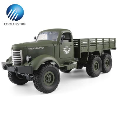 China RC Model Coolerstuff JJRC Q60 1/16 Six Wheel Rc Car Crawler Military Trucks With Rock Remote Control Crawler Climbing Car for sale