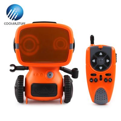 China Remote Control Robot Voice Intercom Spy Cooler Intercom Dance Transceiver Walkie Talkie RC Robot Programming Changing Tapping Toy for Kids for sale