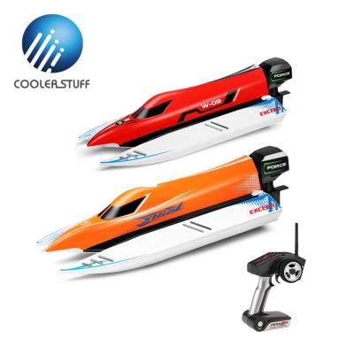 China RC model Coolerstuff Wltoys WL915-A F1 rc boat hoat 45km/h brushless high speed brushless motor remote control boat for sale