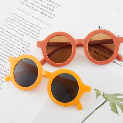 China 2022 new high quality children's sunglasses baby cute cartoon circle sunglasses small kids kids photo shade glasses wholesale for sale