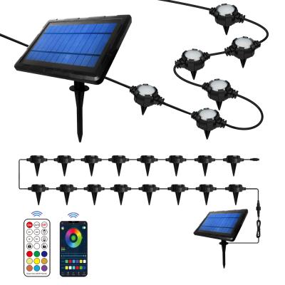 China Outdoor waterproof solar grade ip67led 5w rgb garden light inground light for sale