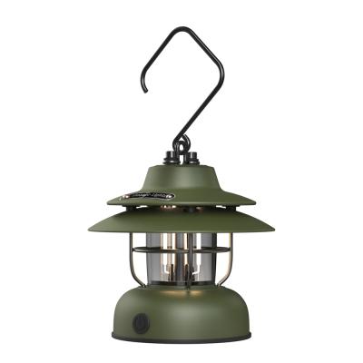 China Residential Green Mini Portable Outdoor Tent Warm Light Atmosphere Camping Lamp for sale